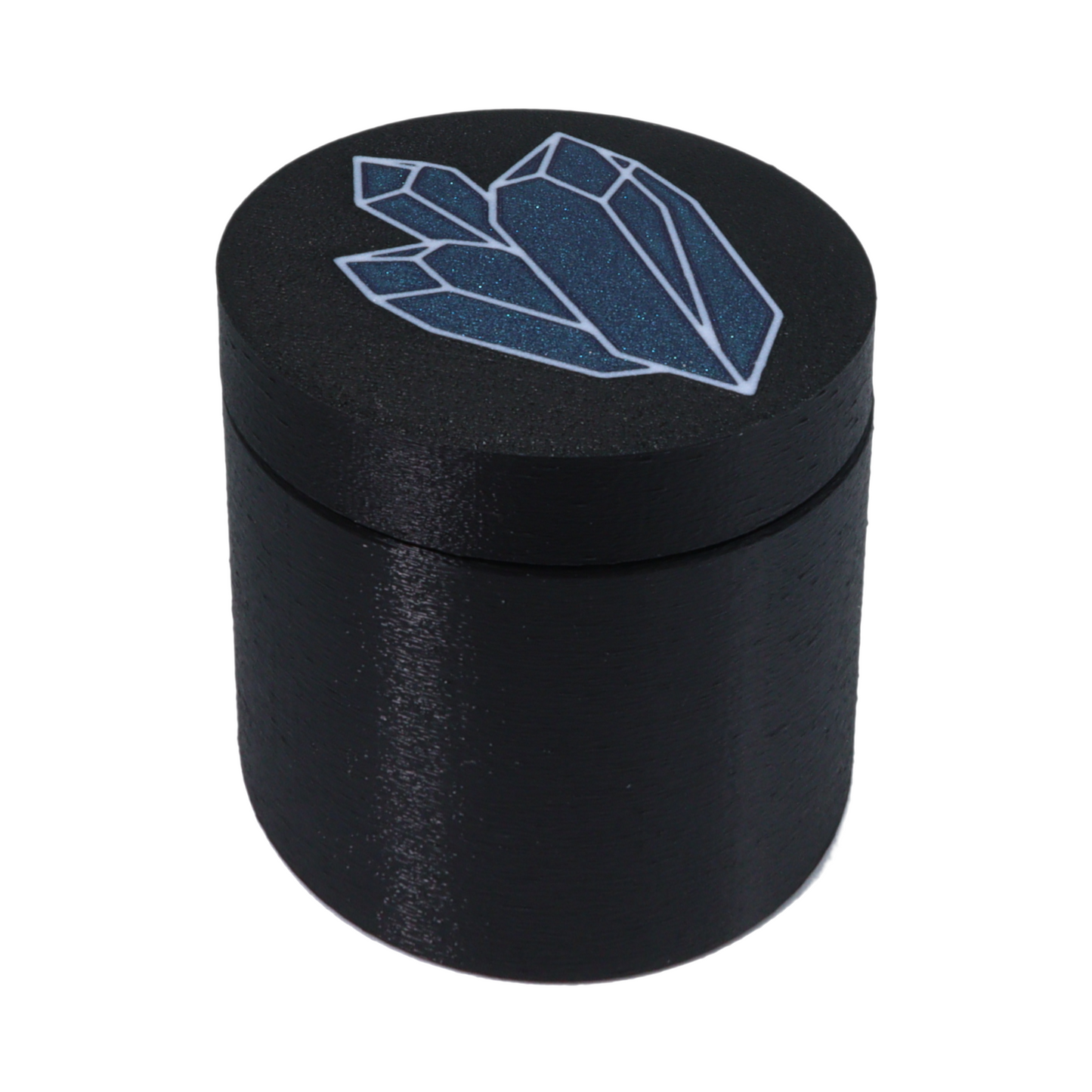 Crystal in Blue 16 ounce Stash Jar