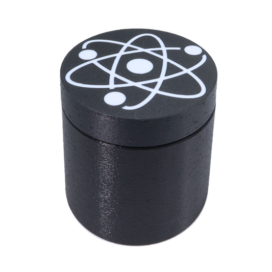 Atom in White 16 ounce Stash Jar